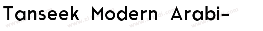 Tanseek Modern Arabi字体转换